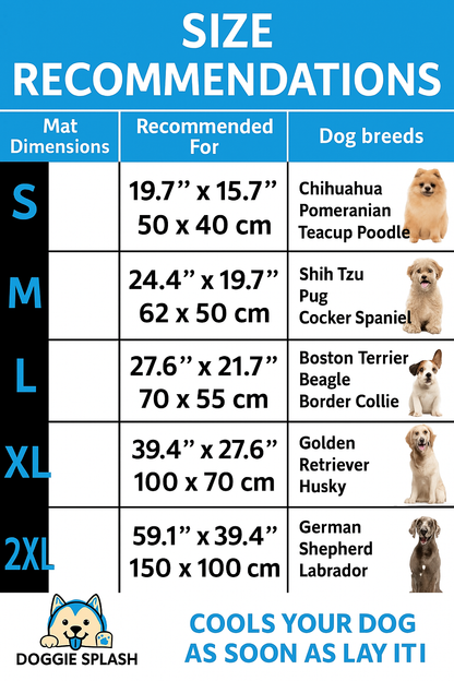 Doggie Splash™  Cooling Mat (Buy 2 Get 1 FREE+ FREE Shipping)